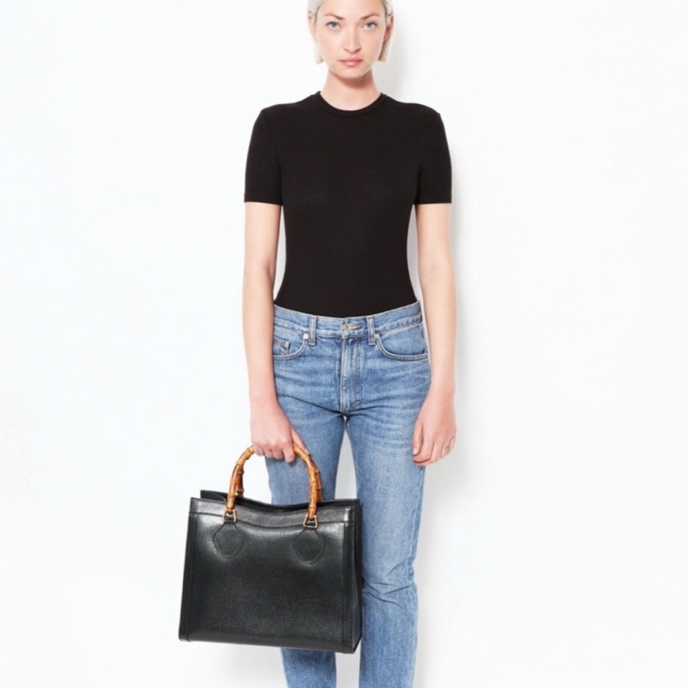 Authentic vintage Gucci Diana bamboo bag